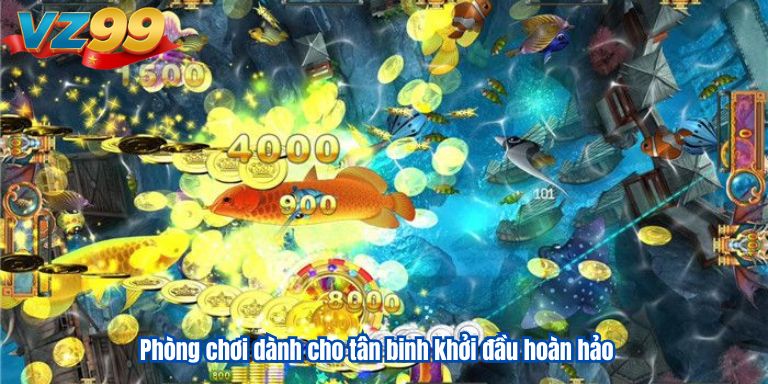 Mẹo Chơi Bắn Cá VZ99- Kinh Nghiệm Chinh Phục Đại Dương 2 Phòng chơi dành cho tân binh khởi đầu hoàn hảo